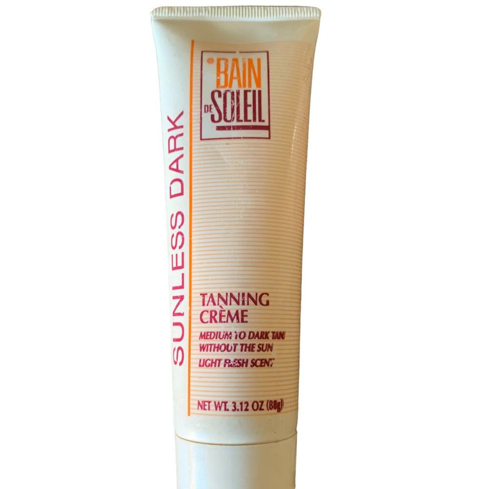 Vintage Bain de Soleil Sunless Dark‎ Tanning Creme 3.12 oz.